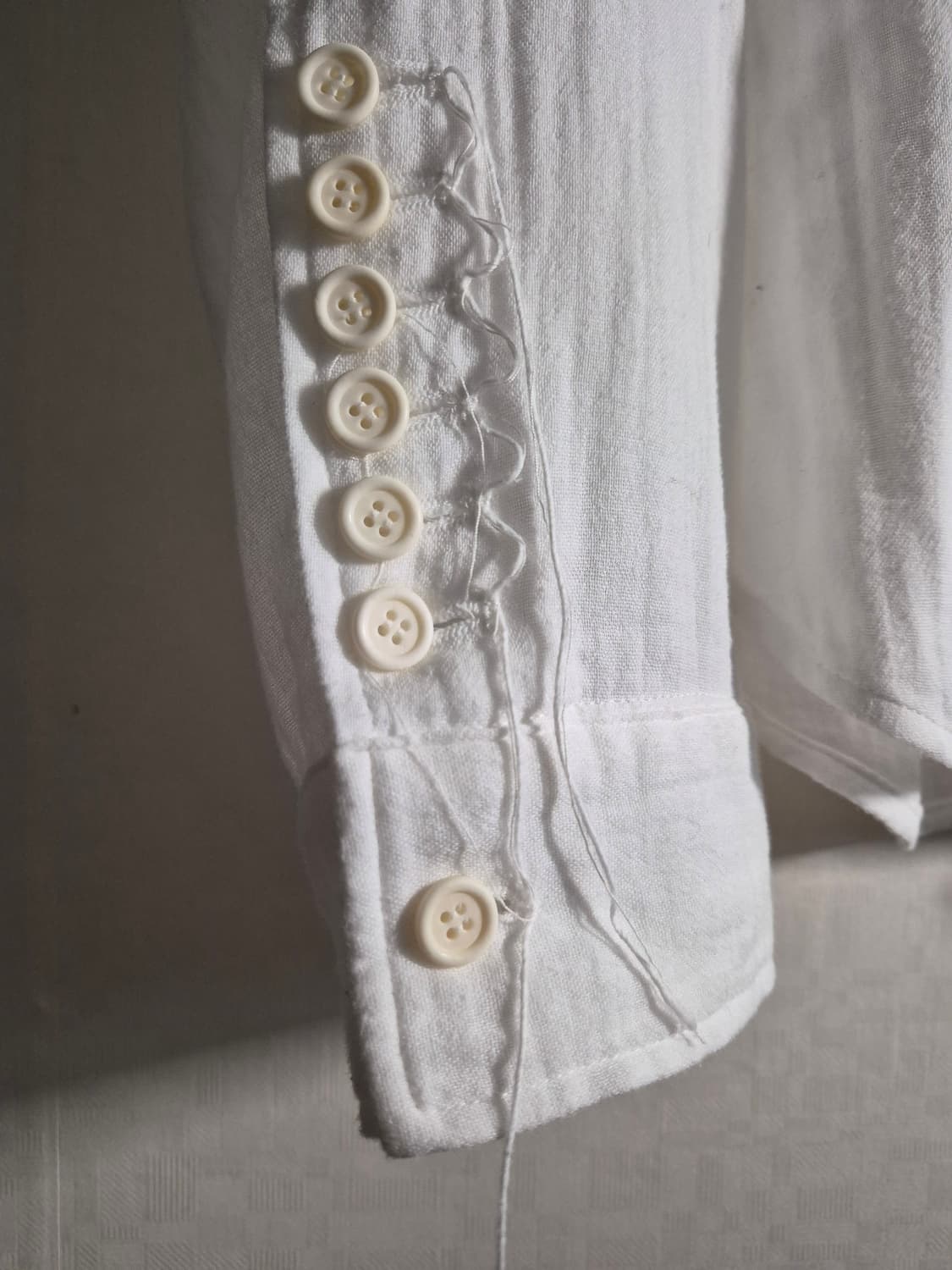 Double Gauze Shirt Jacket _ White 상품이미지5