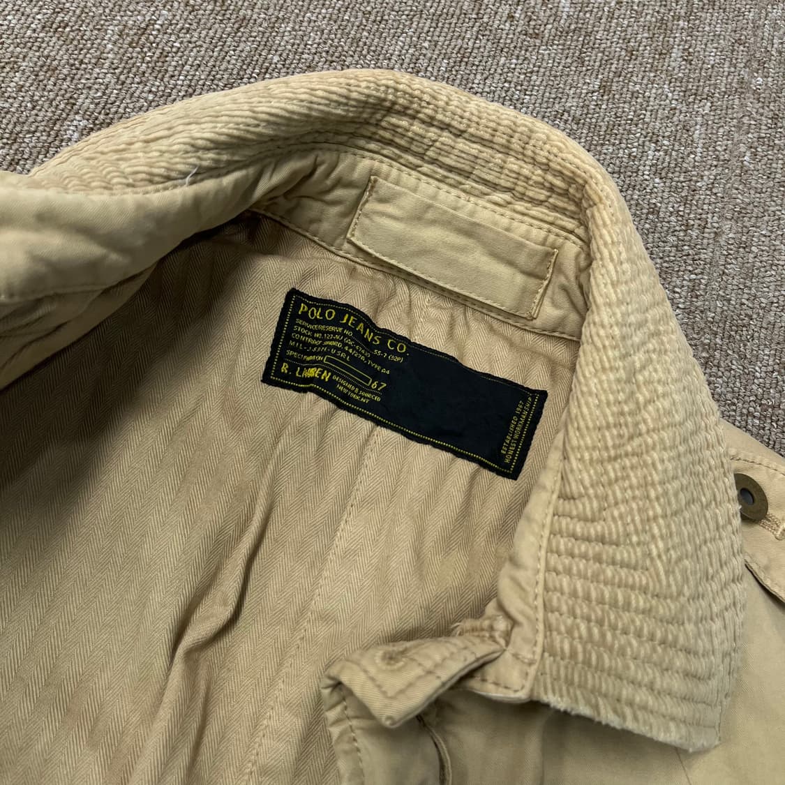 폴로 랄프로렌 진 밀리터리 야상 자켓 상품이미지5