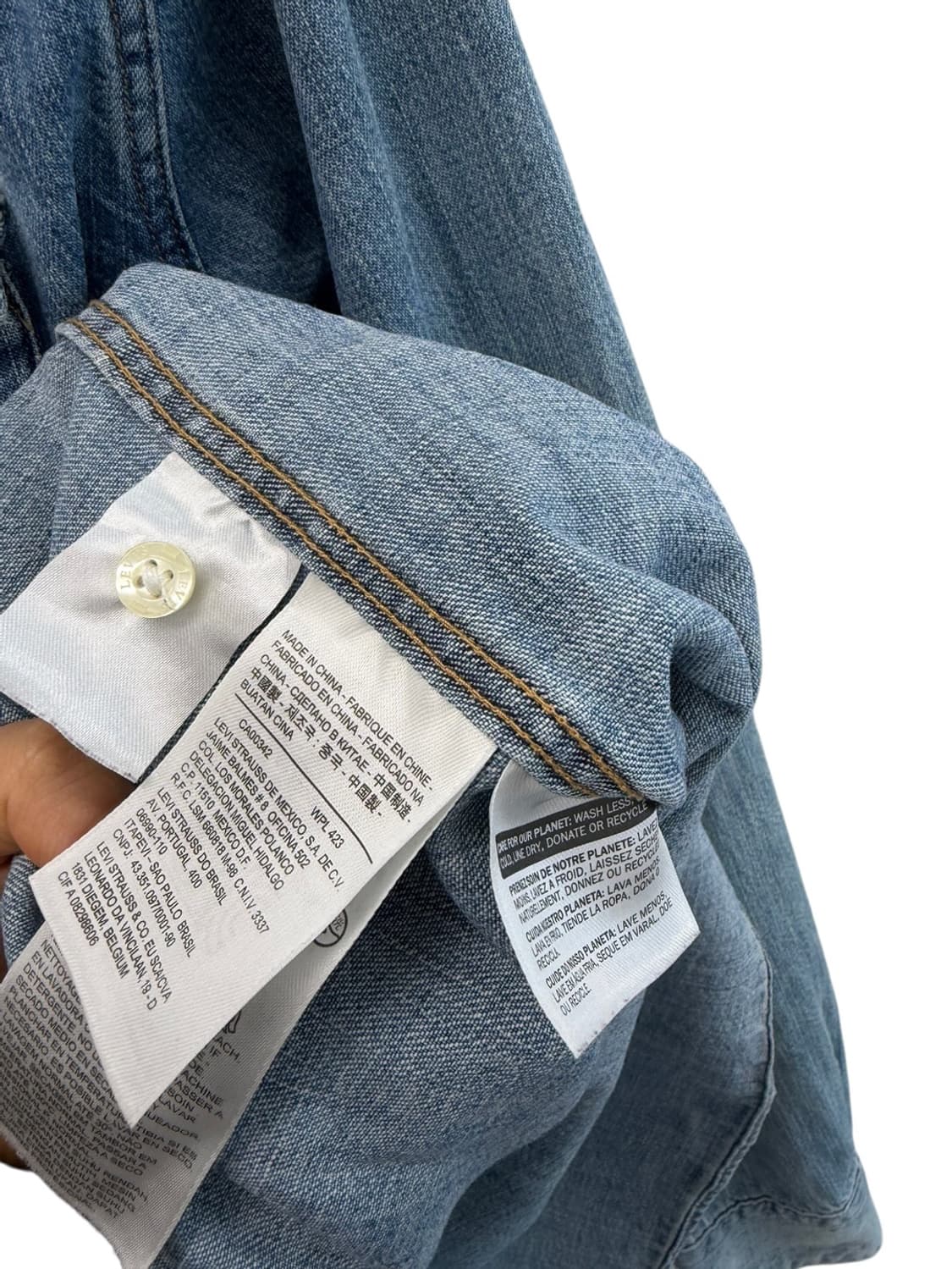 리바이스 샴브레이 셔츠 (L)  상품이미지8