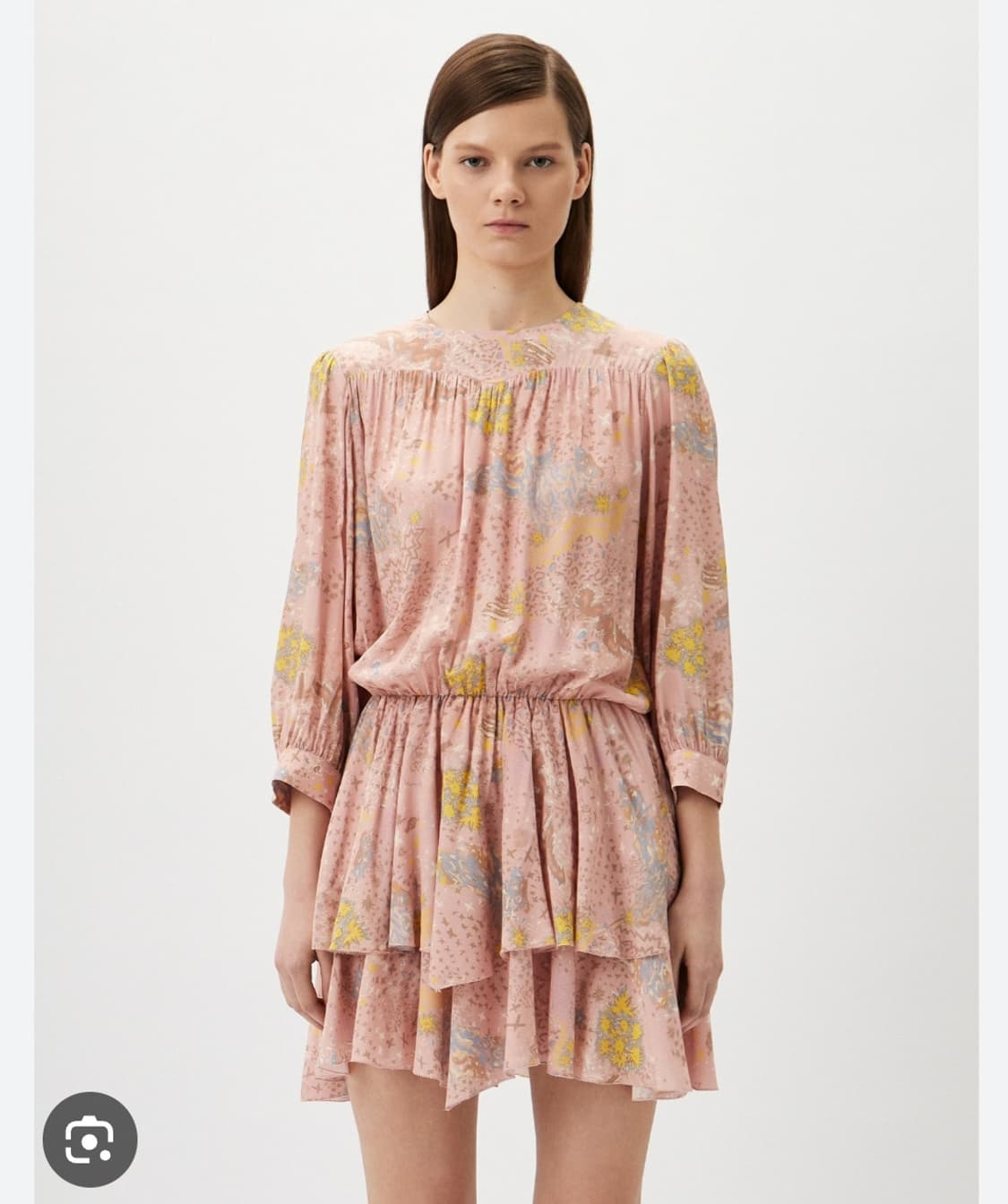 벚꽃룩🌸 쟈딕앤볼테르 루카 프린트 글램 락 드레스 상품이미지1