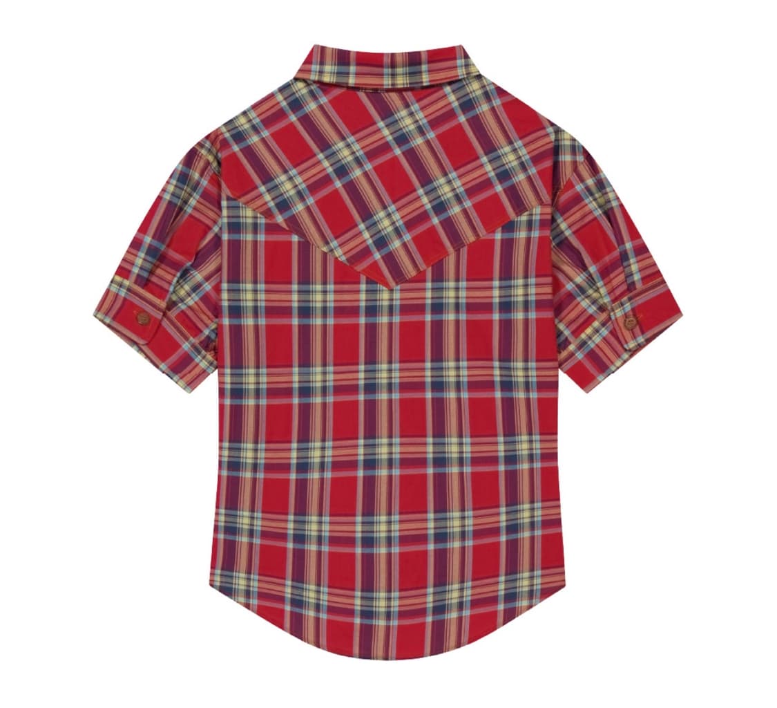 헤레틱 WESTERN CHECK SHORT SLEEVE SHIRT 상품이미지2