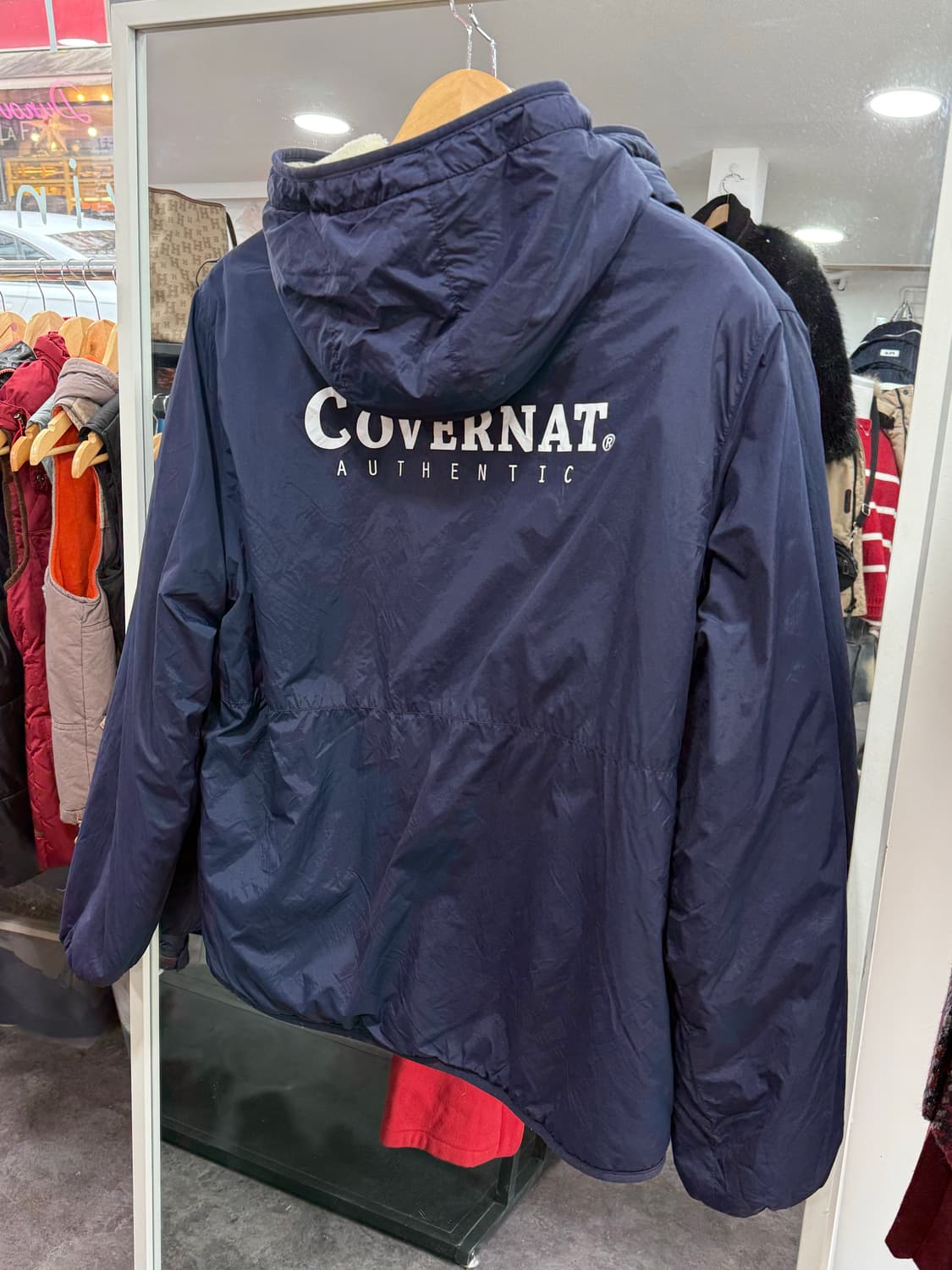 커버낫 리버시블 플리스 자켓 상품이미지5