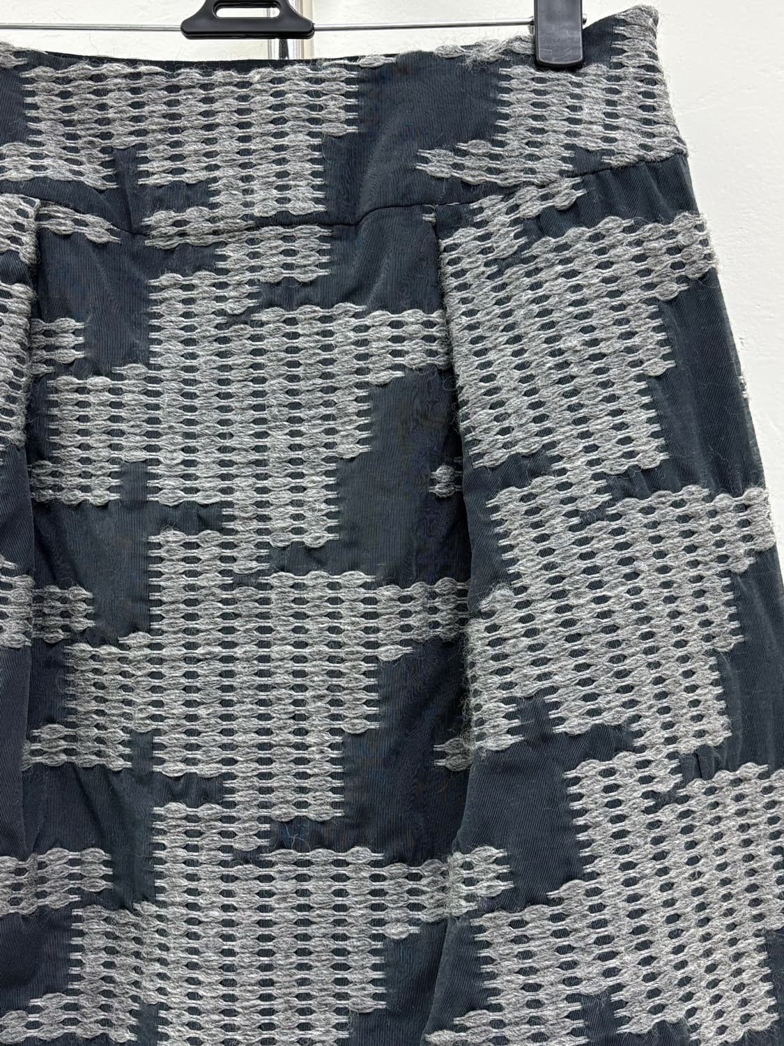 빈티지 그레이 울 스커트 상품이미지5