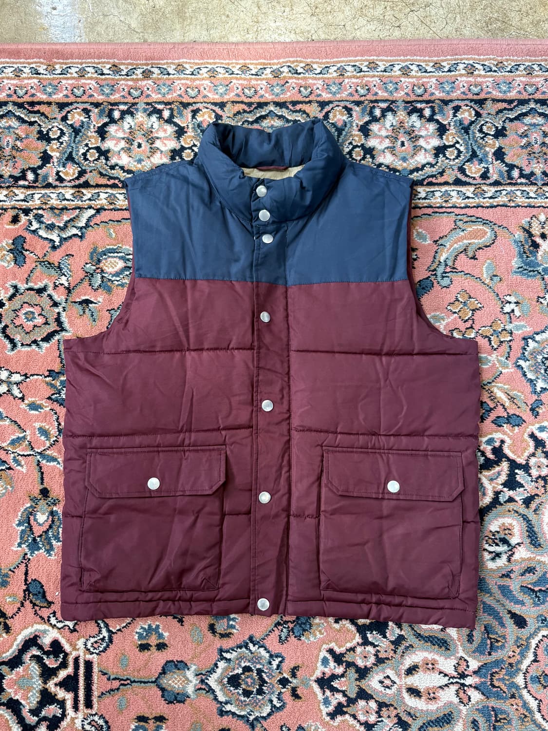 올드 네이비 Old Navy 배색 패딩 베스트 상품이미지1