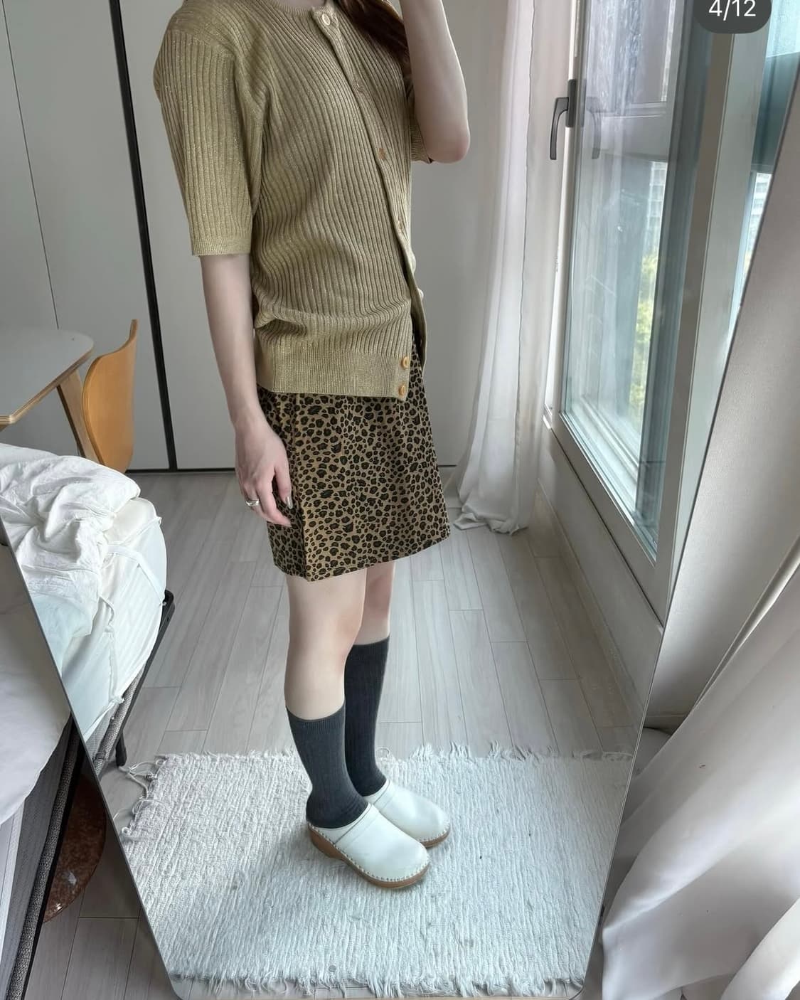 Leopard A-Line Skirt 상품이미지5