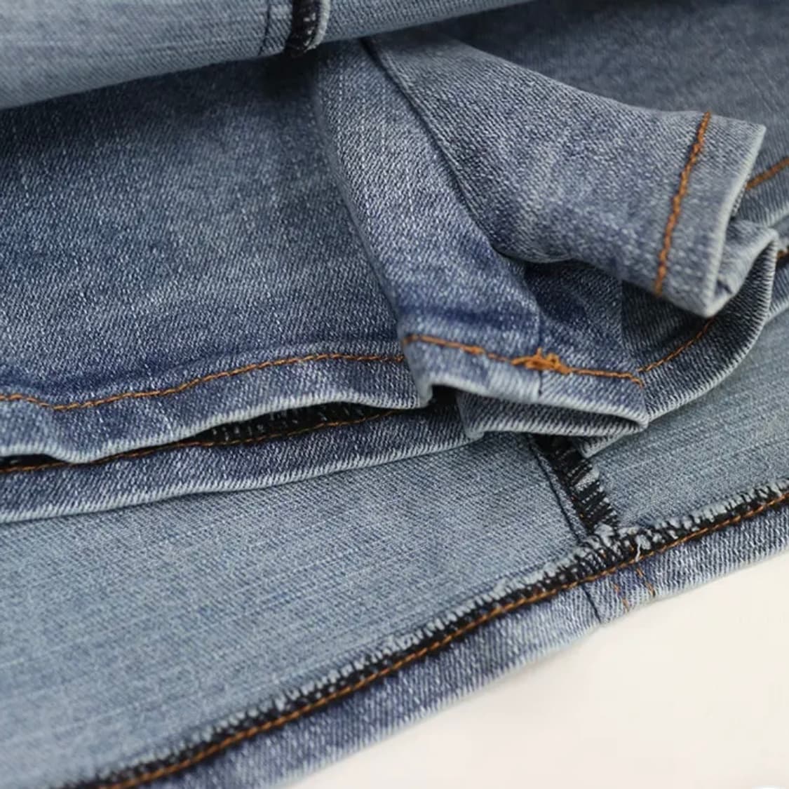 (스판,속바지O) (새상품) 코르셋 리본 끈 청 미니 스커트 상품이미지6