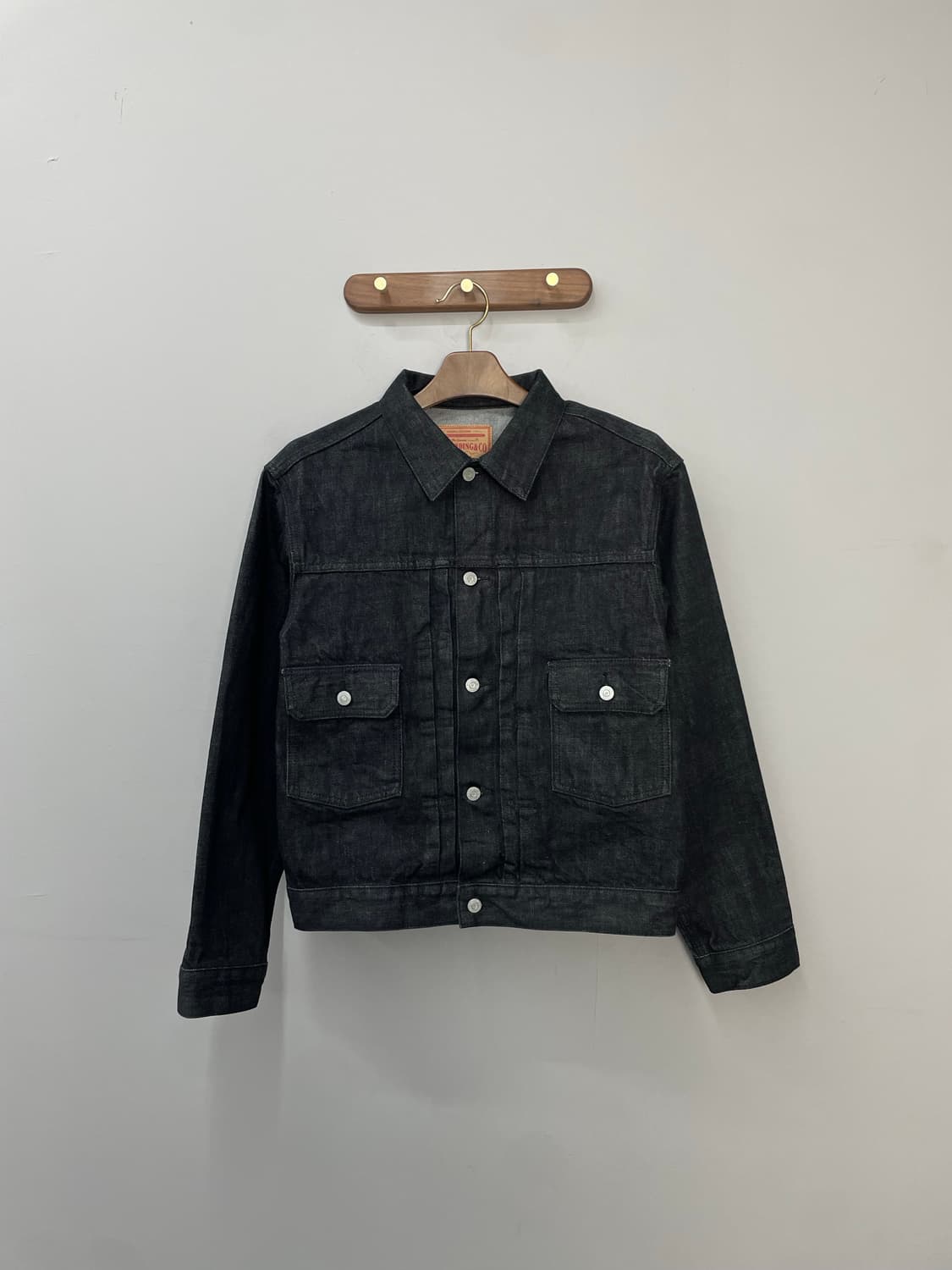 아웃스탠딩 흑청 데님 트러커 자켓 H1441 상품이미지2