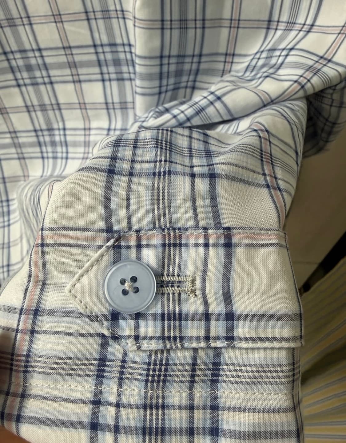 [2] 999휴머니티 체크 셔츠 자켓 셔켓 샘플 상품 상품이미지4