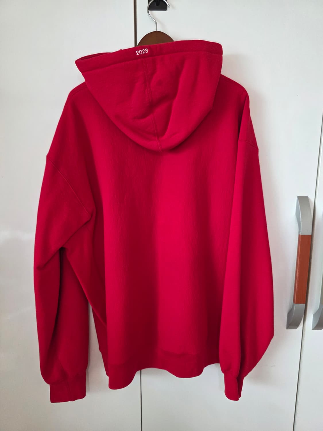 슈프림 박스로고 후드 스웨트셔츠 레드 상품이미지2