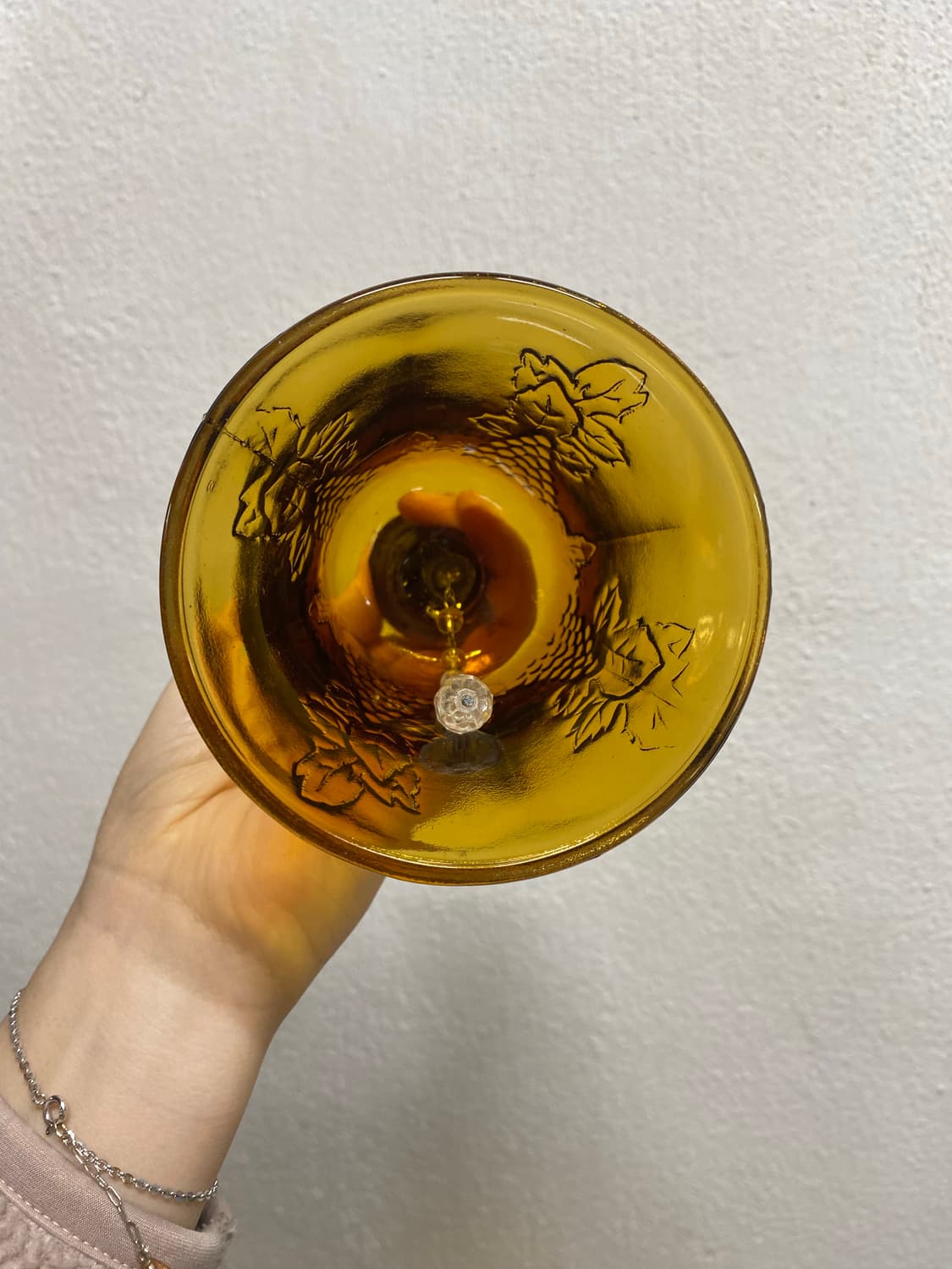 빈티지 앰버 글라스 벨 소품 상품이미지5