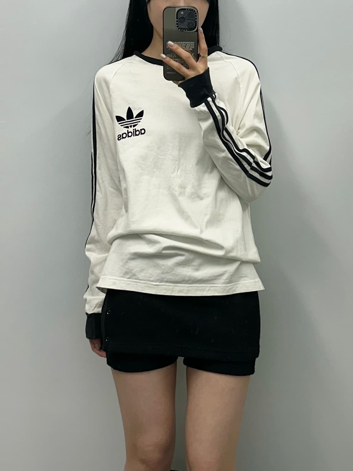 아디다스 파이어버드 화이트 롱 슬리브 상품이미지1