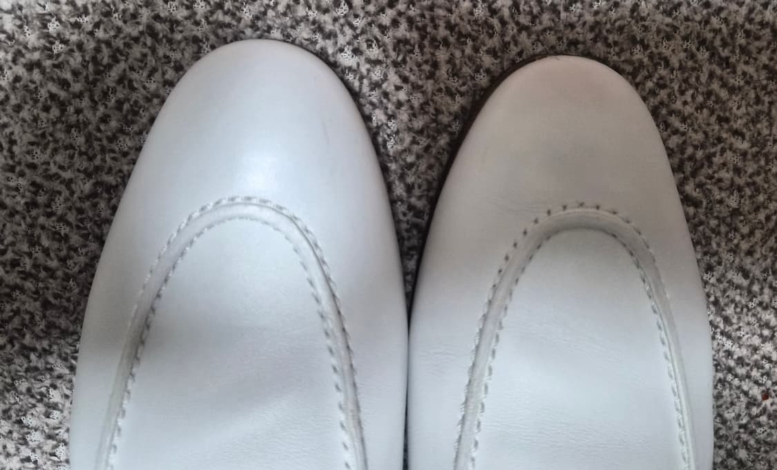 [HERMES] 에르메스 파리 로퍼 화이트 금장 36.5 (Full Se 상품이미지6