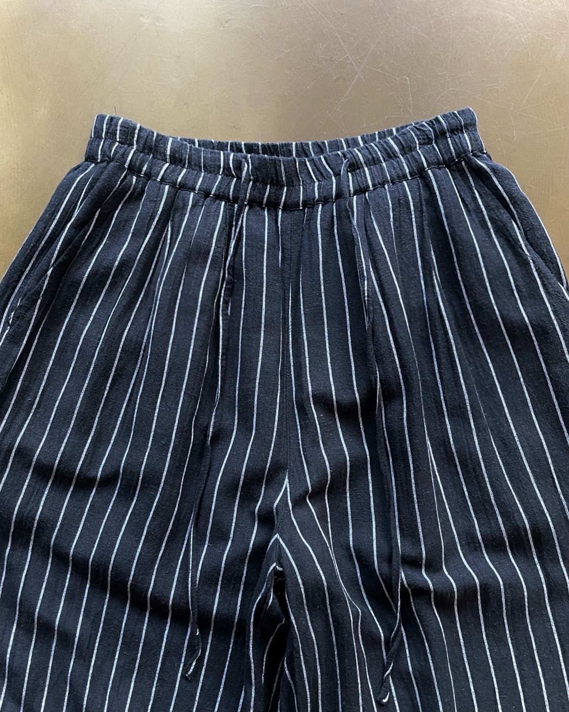 Jpn Vintage Stripe Real Wide Linen Pants 상품이미지4