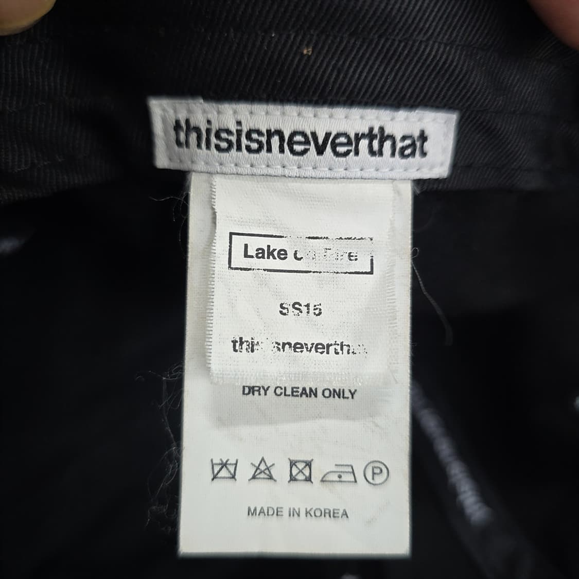 디스이즈네버댓 블랙 볼캡 모자 상품이미지8