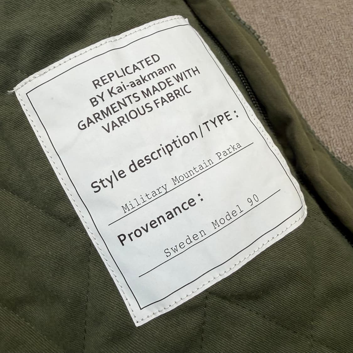 kai aakmann 카이 아크만 피쉬테일 레플리카 프로젝트 xl 상품이미지4