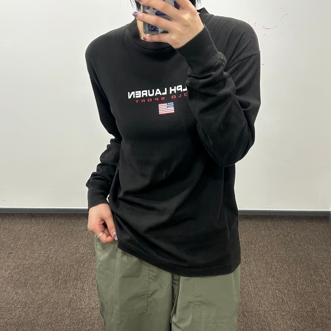 Polo 폴로 스포츠 블랙 롱슬리브  상품이미지2