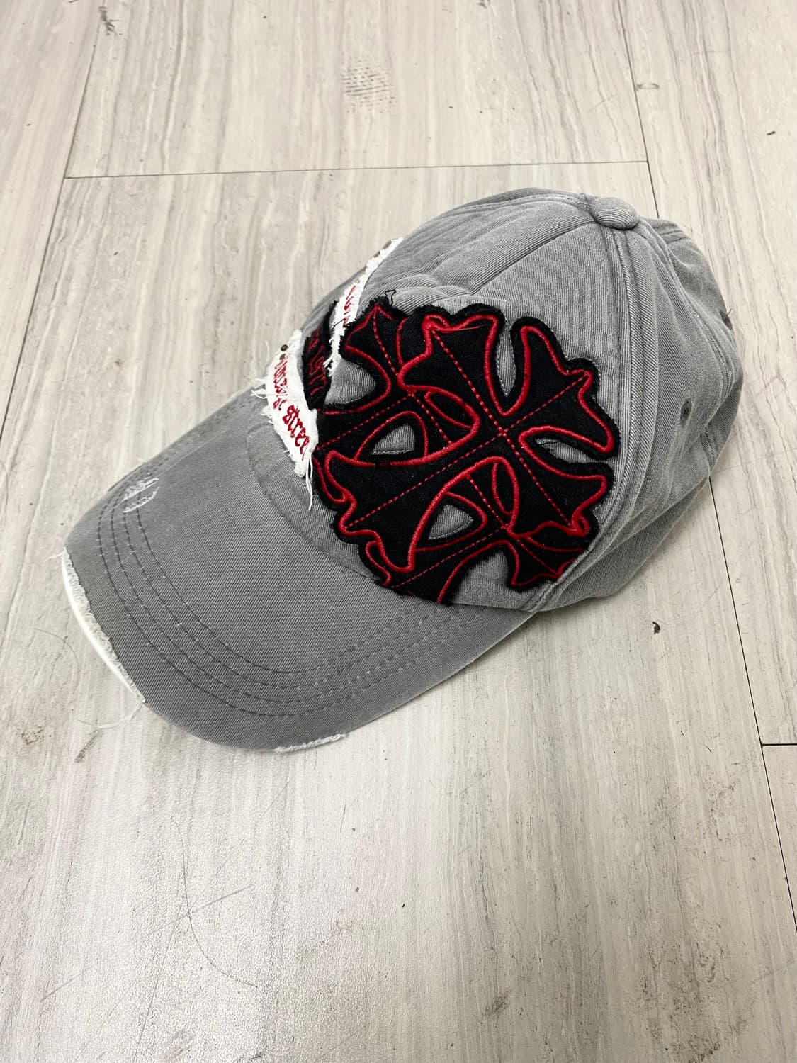 00’s Red Cross Patchwork Cap 상품이미지3