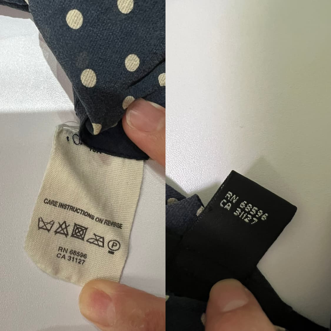 DKNY 100% 실크 도트 캐미솔 상품이미지7