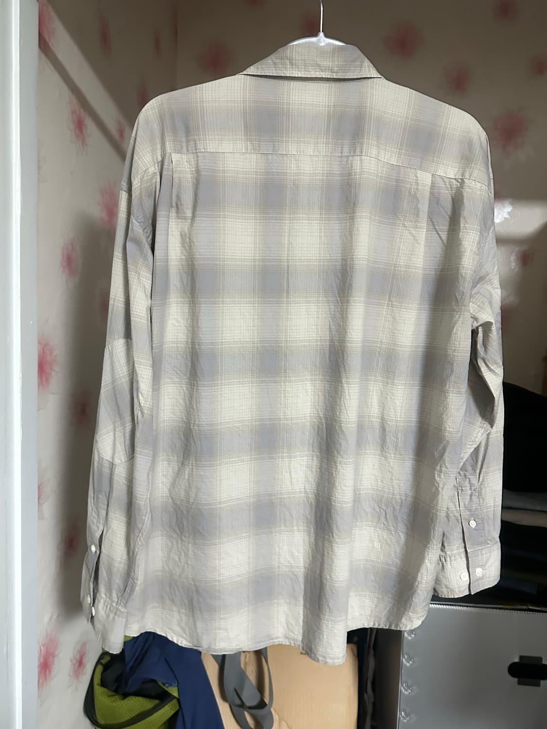 해칭룸 Archive Shirt V2 Warm Grey Check 3 상품이미지3