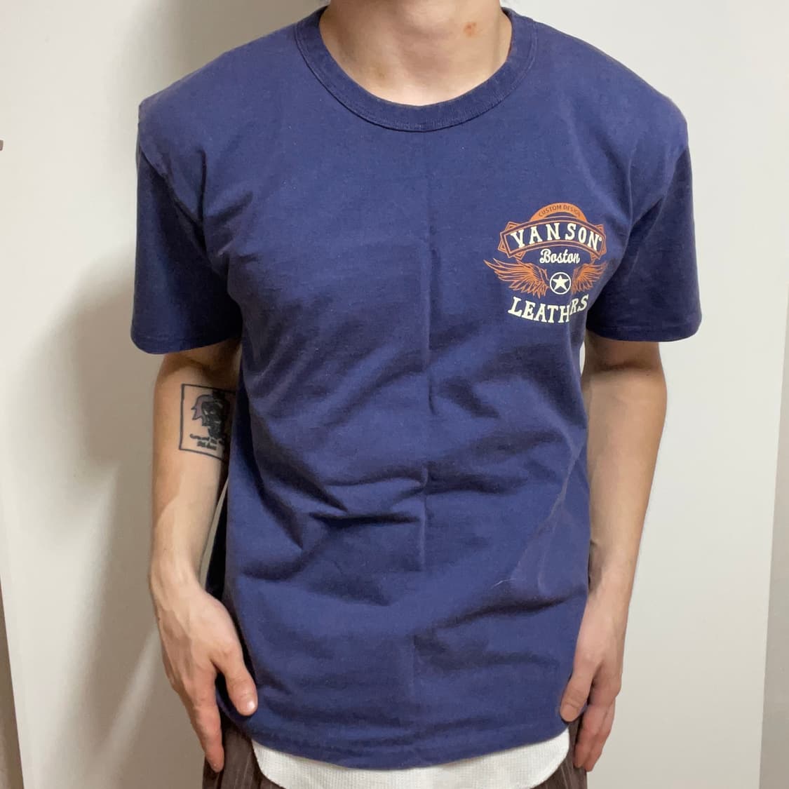 VANSON LEATHERS PUPLE SHORT SLEEVE 상품이미지3
