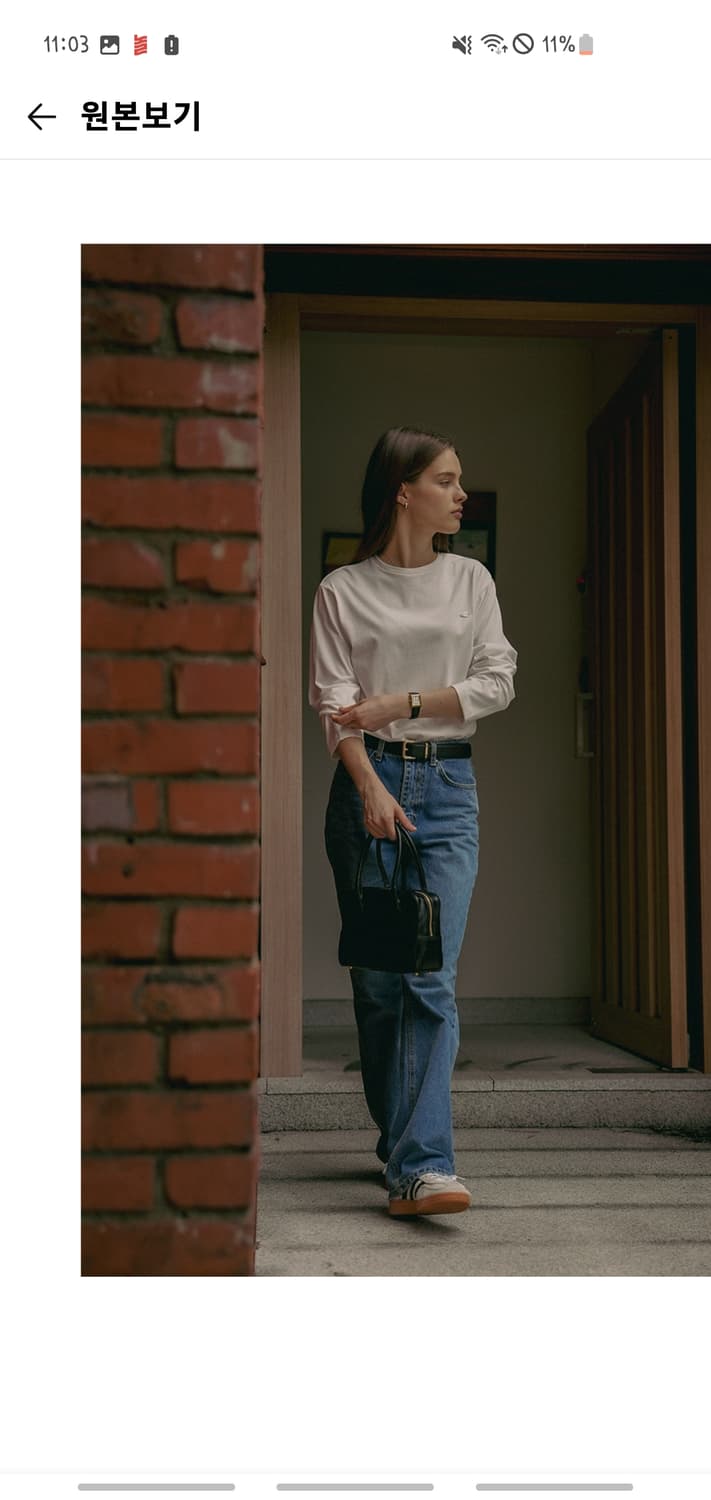 [새상품] 틸아이다이 실켓 코튼 롱슬리브 s 상품이미지1