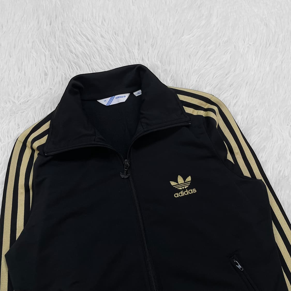 아디다스 파이어버드 트랙탑 져지 블랙 골드 상품이미지3