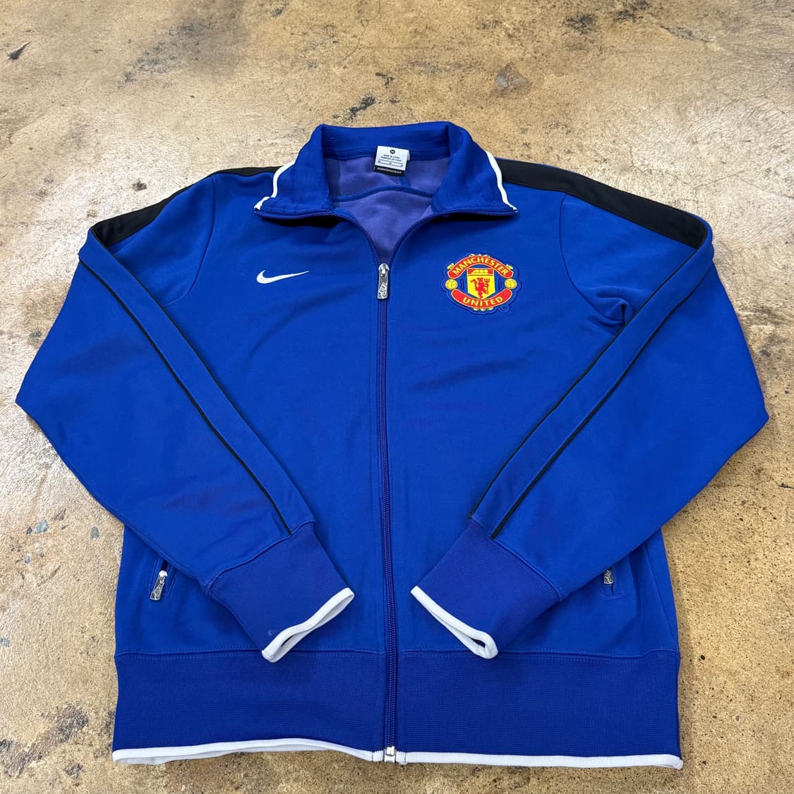 나이키 맨유 블루 블랙 져지 트랙탑  상품이미지2