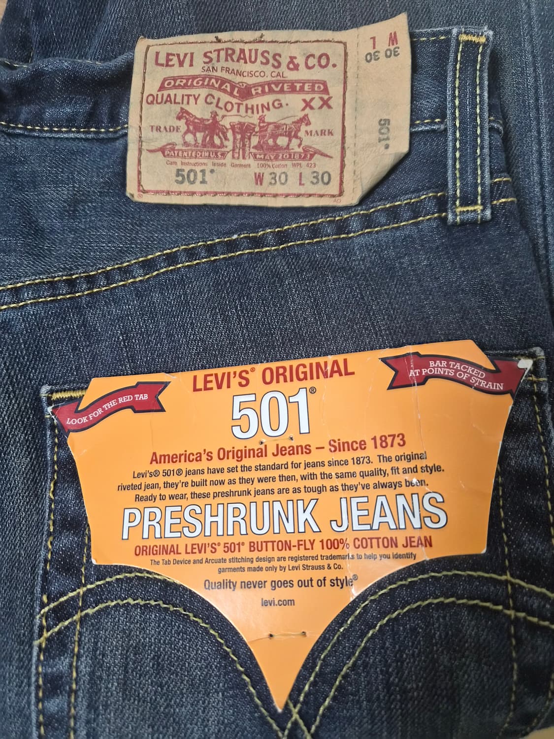 리바이스 501 30사이즈 P-75 상품이미지4