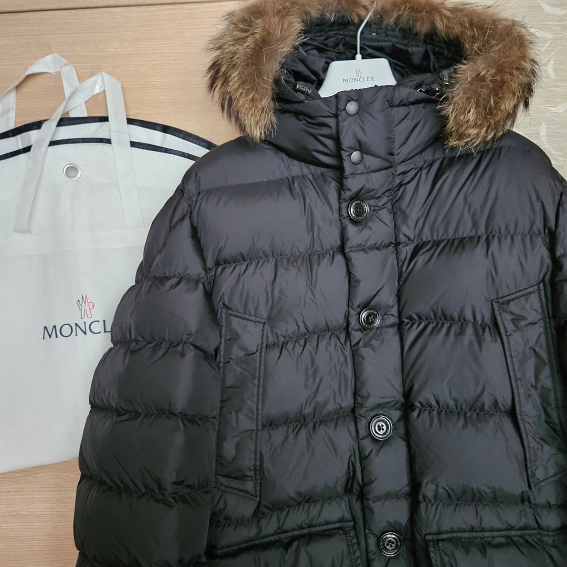 [ 5SIZE ] 몽클레어 클루니 패딩 블랙 상품이미지2