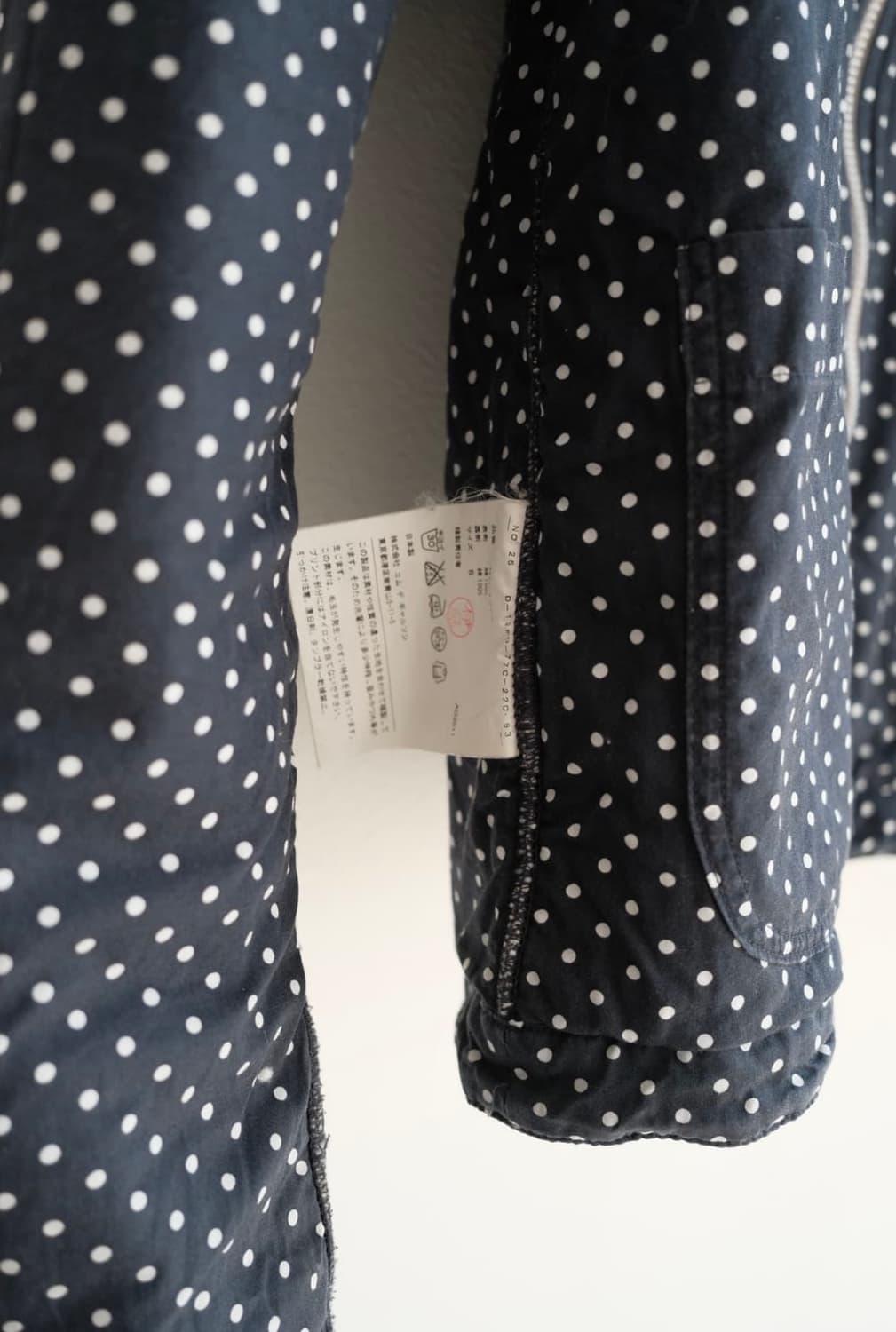 Reversible dot hood zipup 상품이미지6