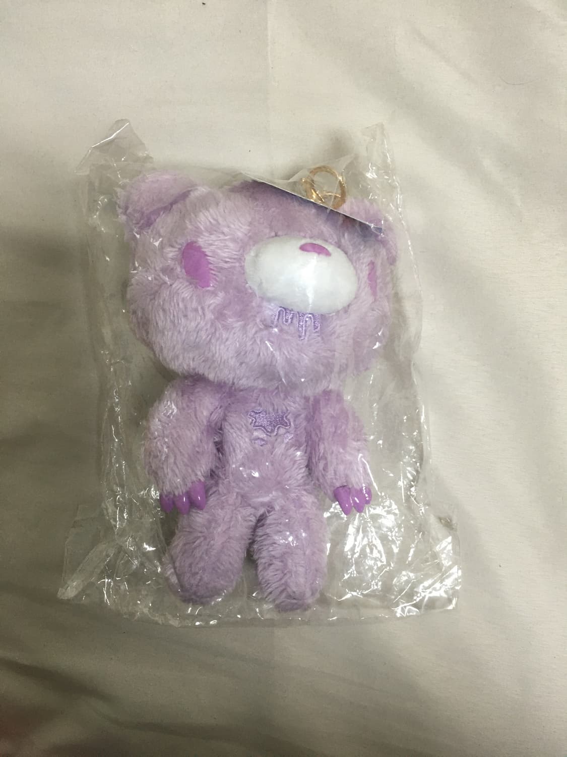 [새상품] 글루미 베어 gloomybear 키링 라이트 퍼플 상품이미지3