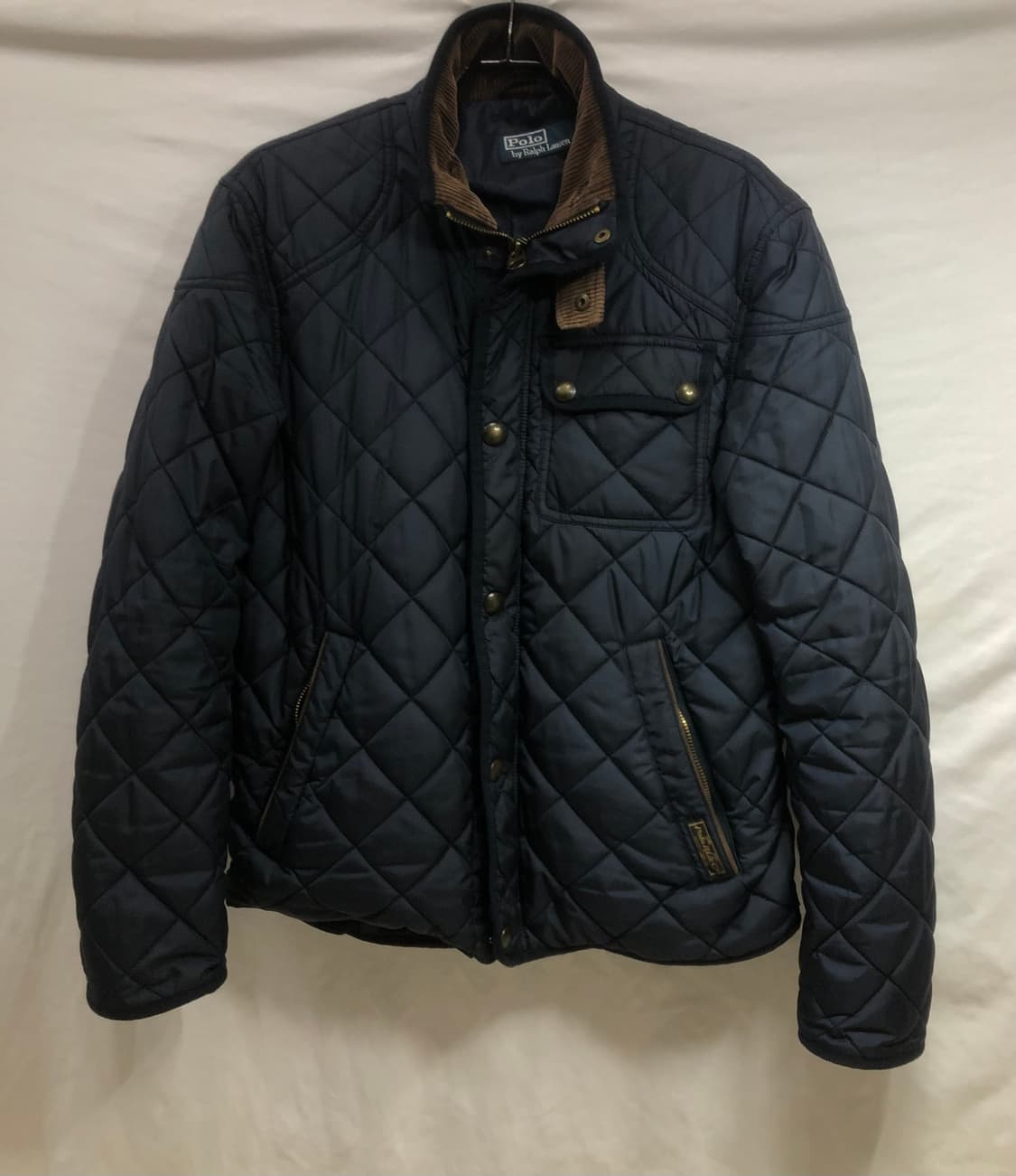폴로랄프로렌 퀼팅 자켓 네이비 상품이미지1