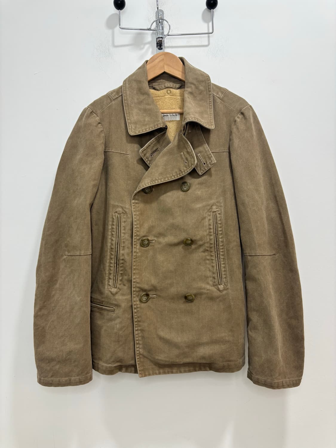 Tsumori chisato 베이지 브라운 더블 자켓 상품이미지5