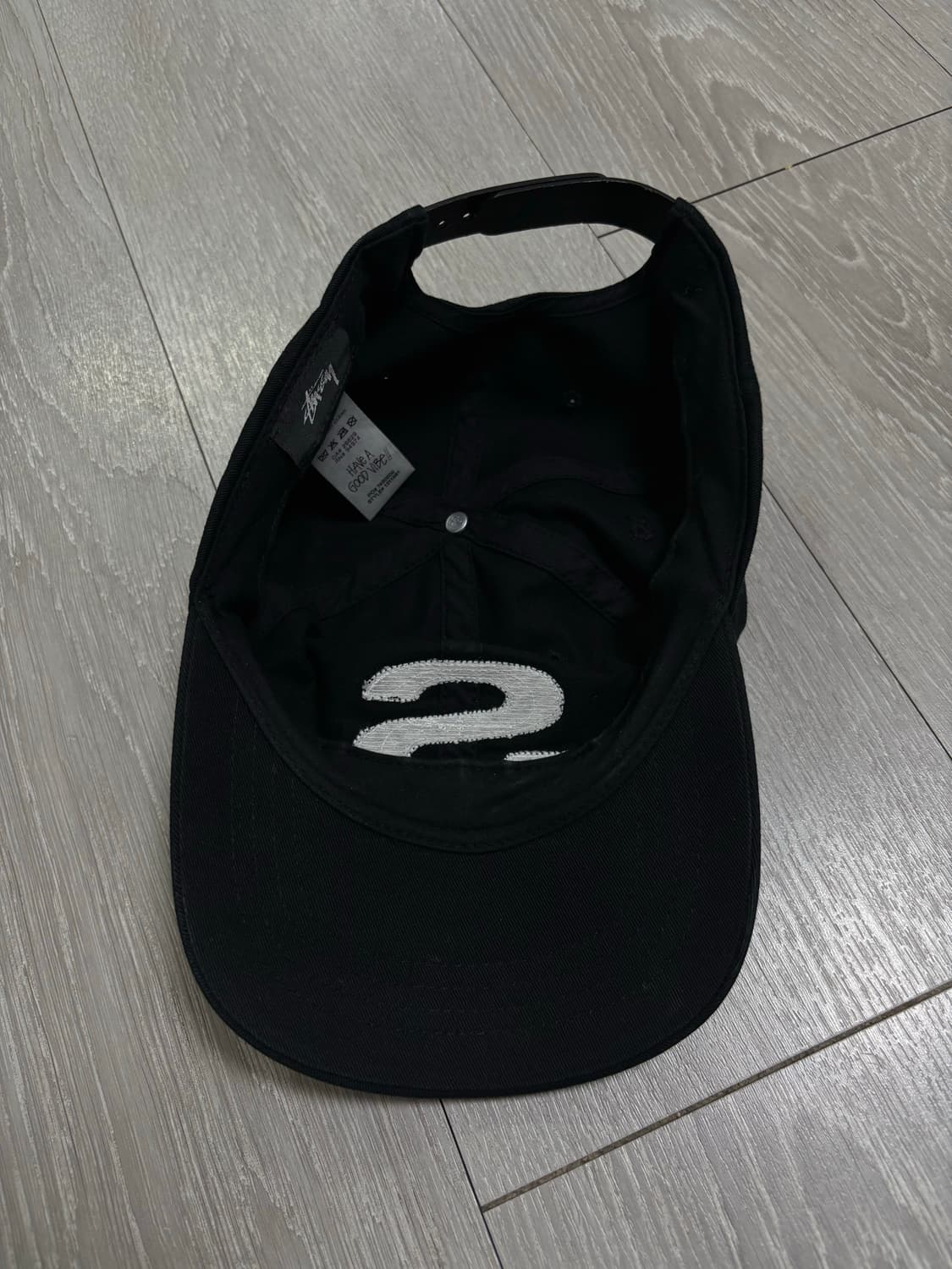 스투시 셔닐 S 로우 프로 캡 블랙 상품이미지2