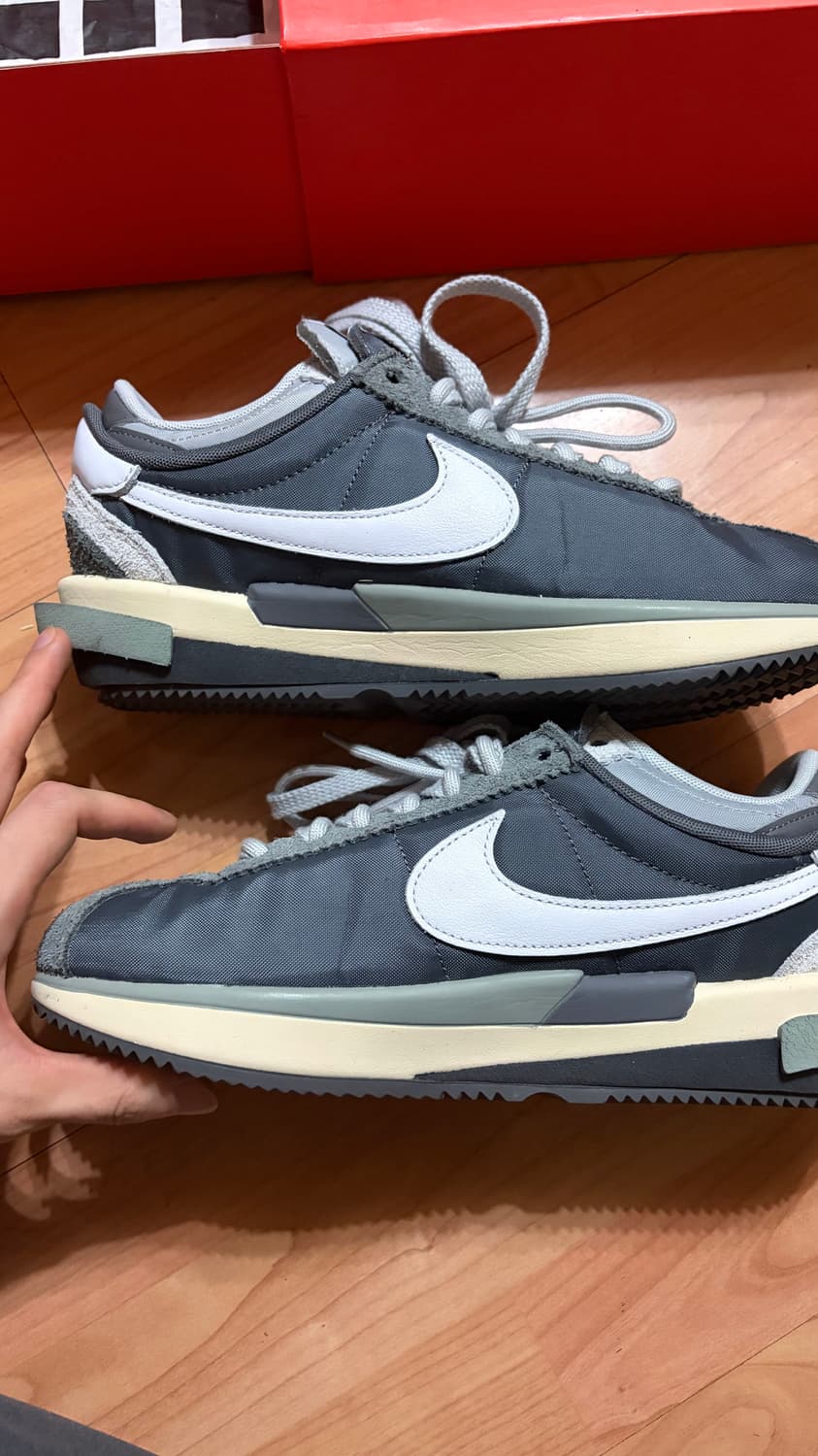 나이키 x 사카이 줌 코르테즈 SP 아이언 그레이 260 상품이미지7