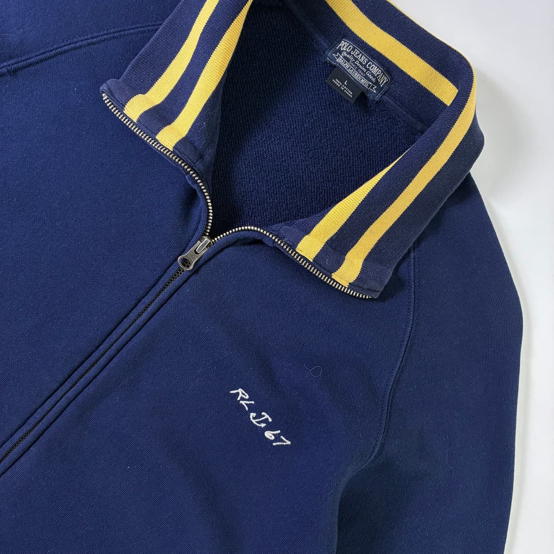 Polo jeans 폴로 진스 RL 자수 코튼 집업 자켓 상품이미지3