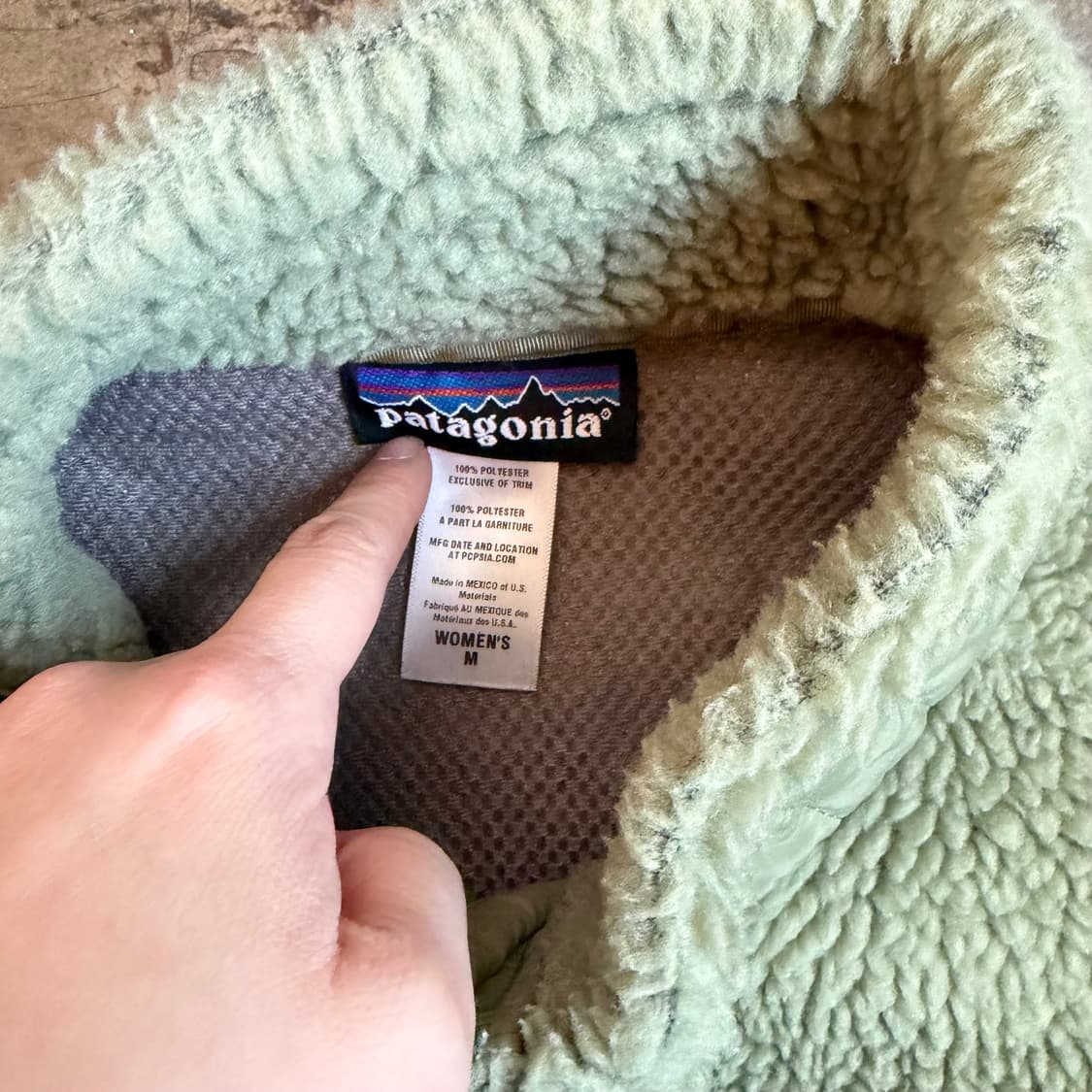 파타고니아 플리스 풀집 그린 상품이미지5