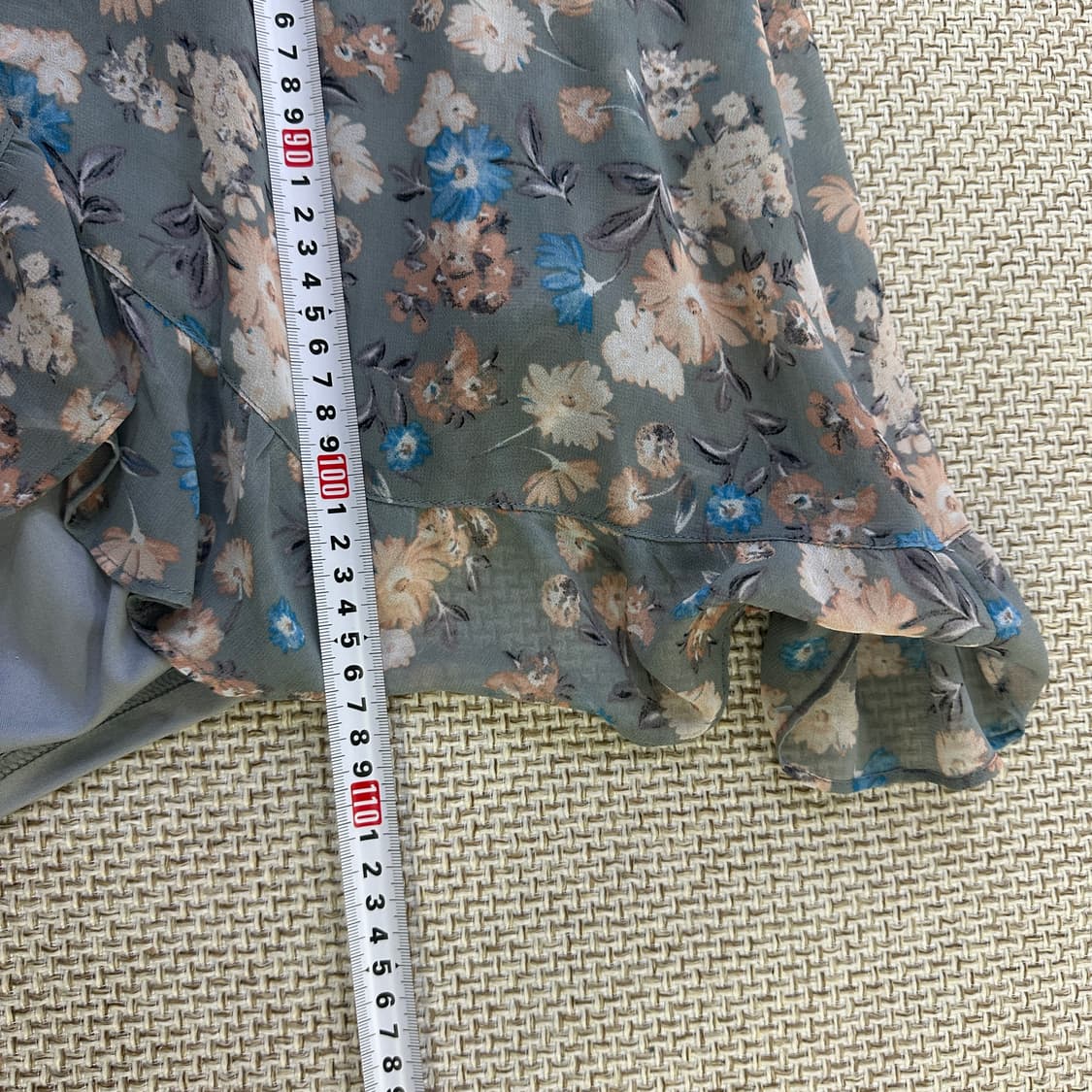 4 캘빈클라인 꽃 프릴 원피스 0415D 상품이미지6