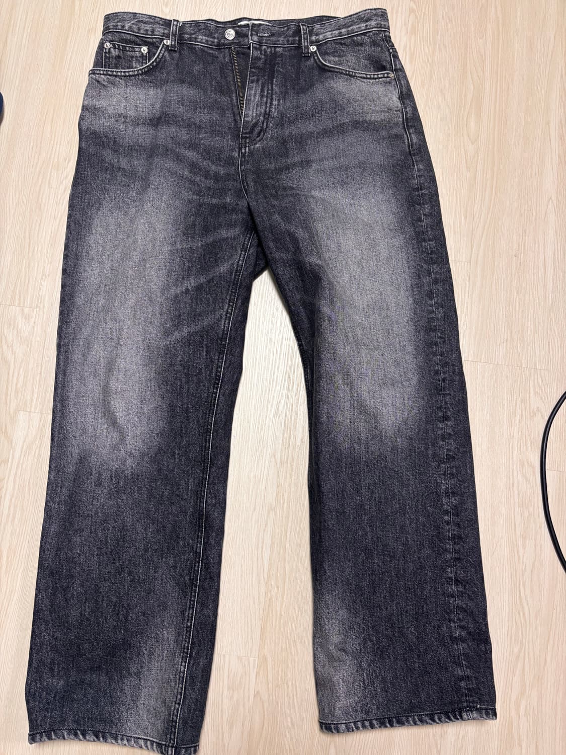 브랜디드 히스토모 블랙 데님팬츠 상품이미지3