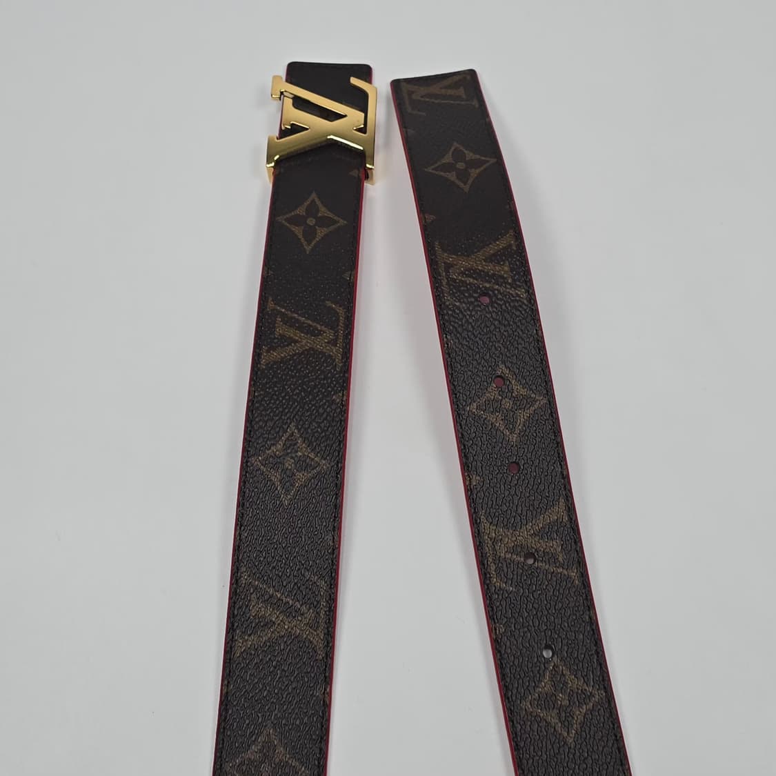 루이비통 모노그램 LV 이니셜 리버서블 벨트 ( 75 ) 상품이미지6