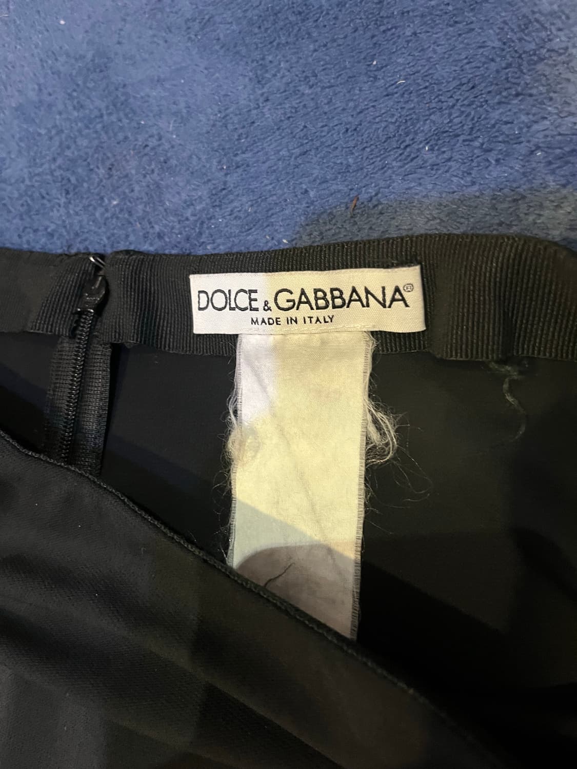 돌체앤가바나 드레이프 스커트 블랙 (40) 상품이미지4