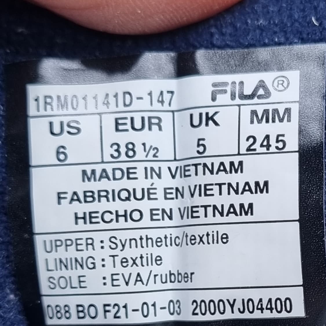 휠라 레인져 22 운동화 245 상품이미지6