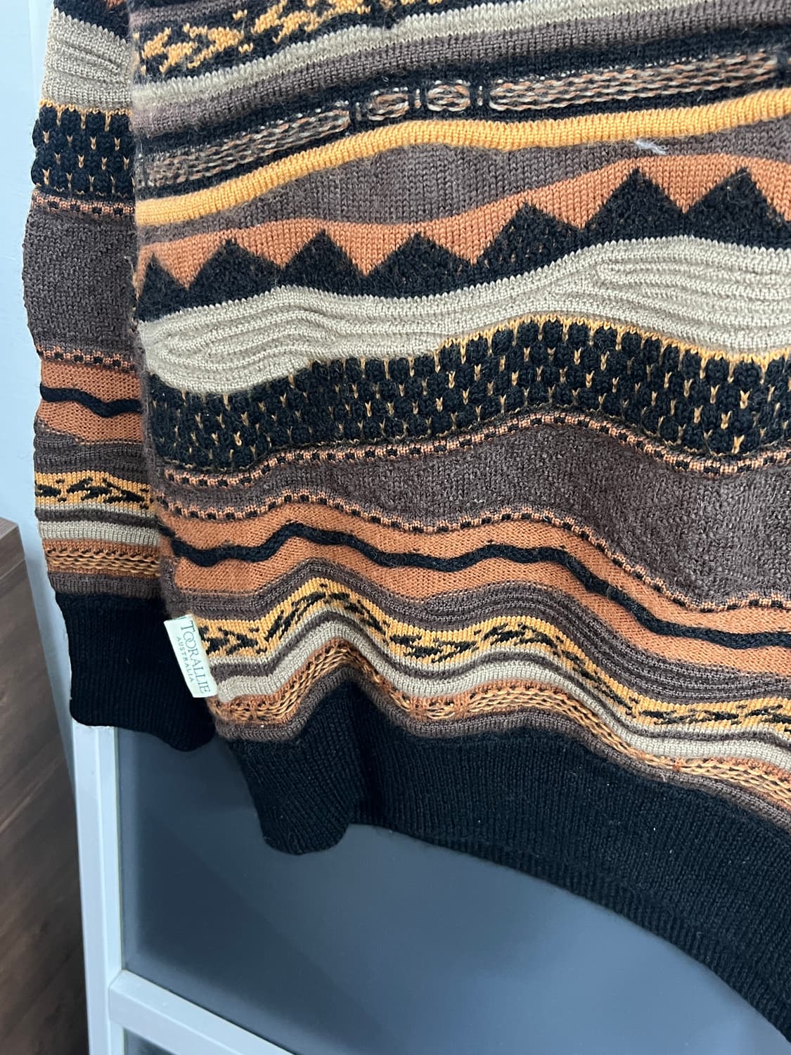 Toorallie Vintage 툴라리 빈티지 케이블 꽈배기 니트 상품이미지3