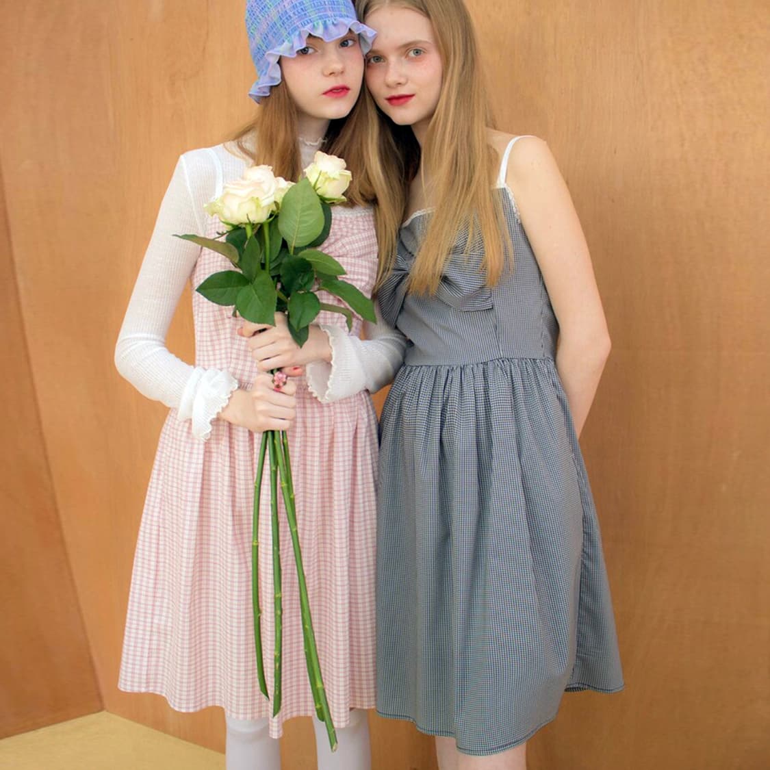 시눈(sinoon) 리조트 체크원피스 55 새상품 상품이미지1