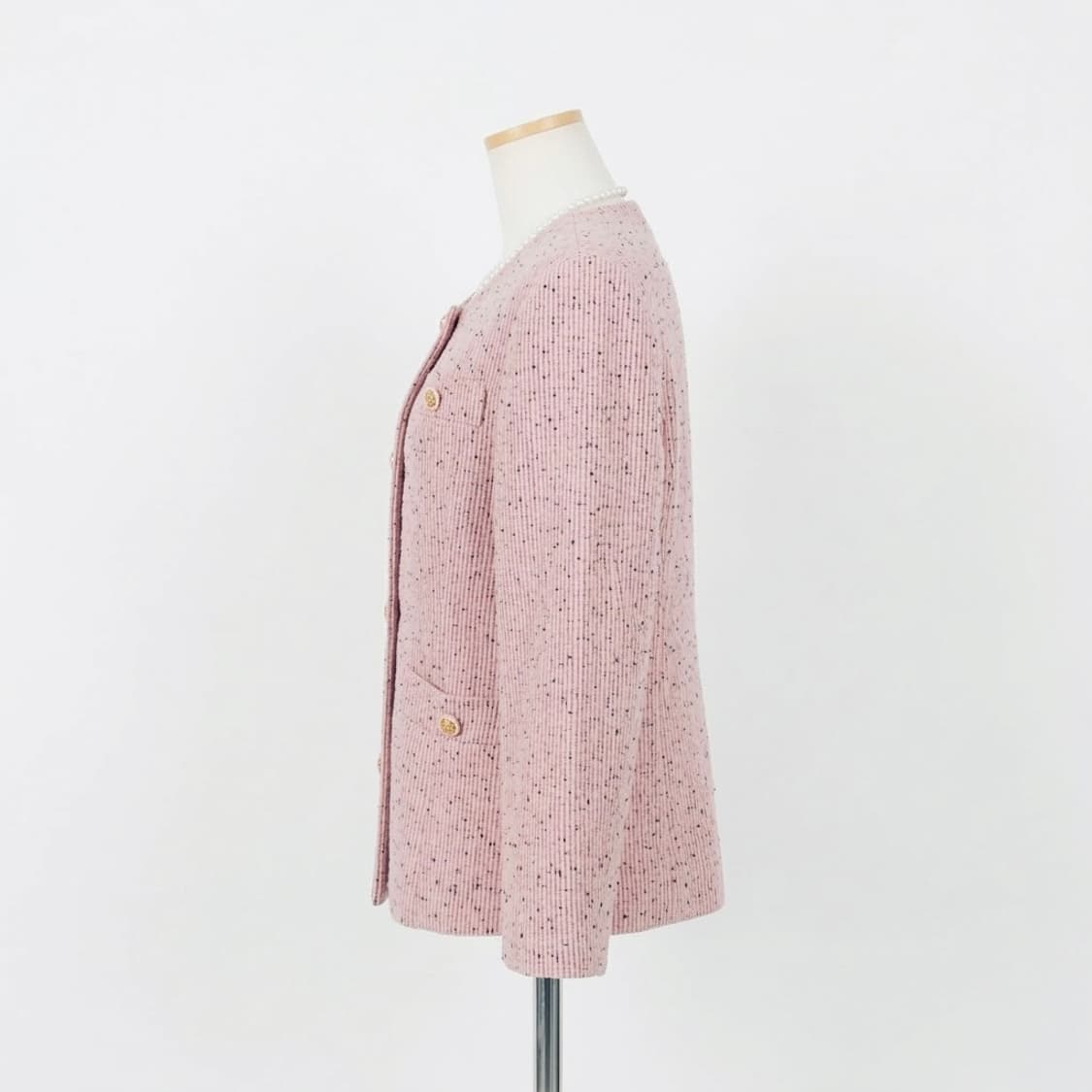 연핑크 트위드자켓 상품이미지3