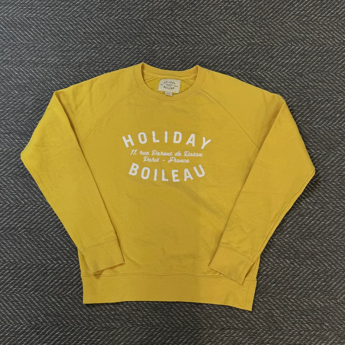 홀리데이 Holiday boileau Yellow Sweatshirt S 상품이미지1