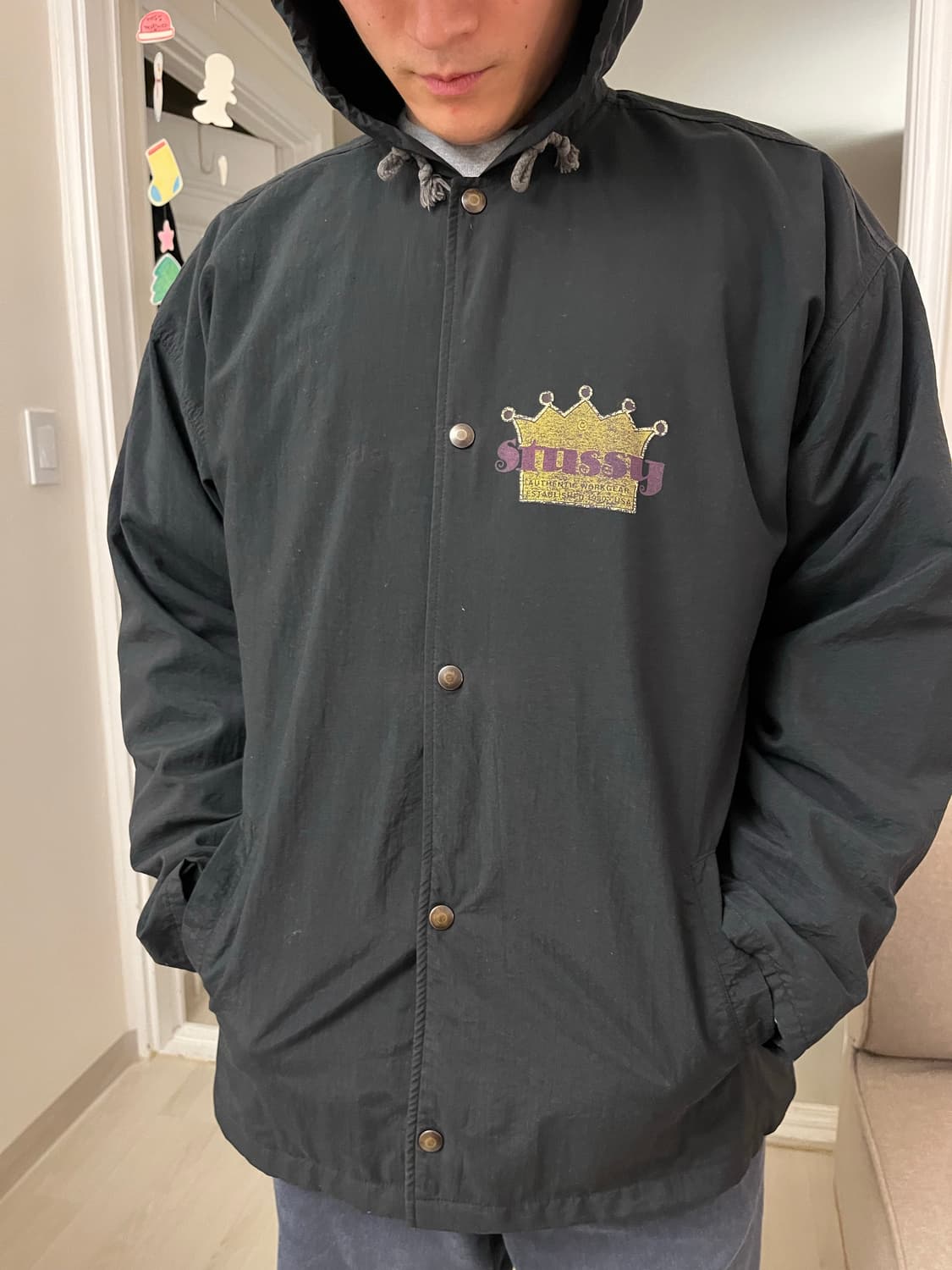 스투시 후드 자켓 (M) 상품이미지2