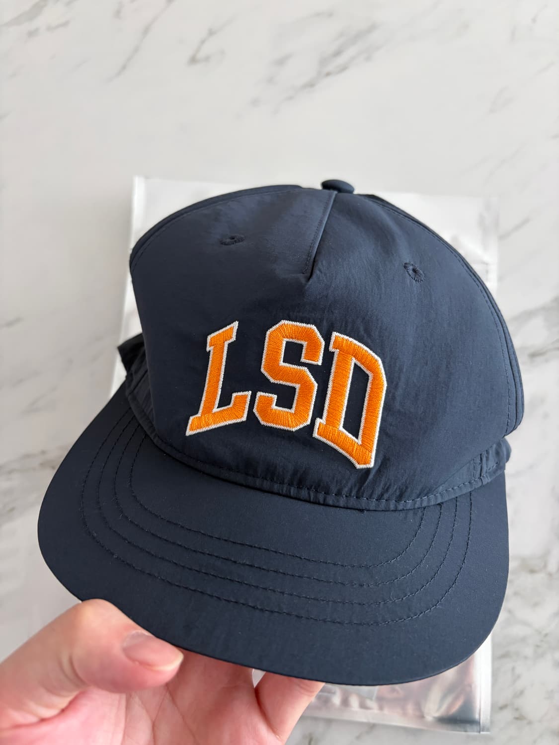 새티스파이 플라이트실크 핀치 캡 네이비  상품이미지2