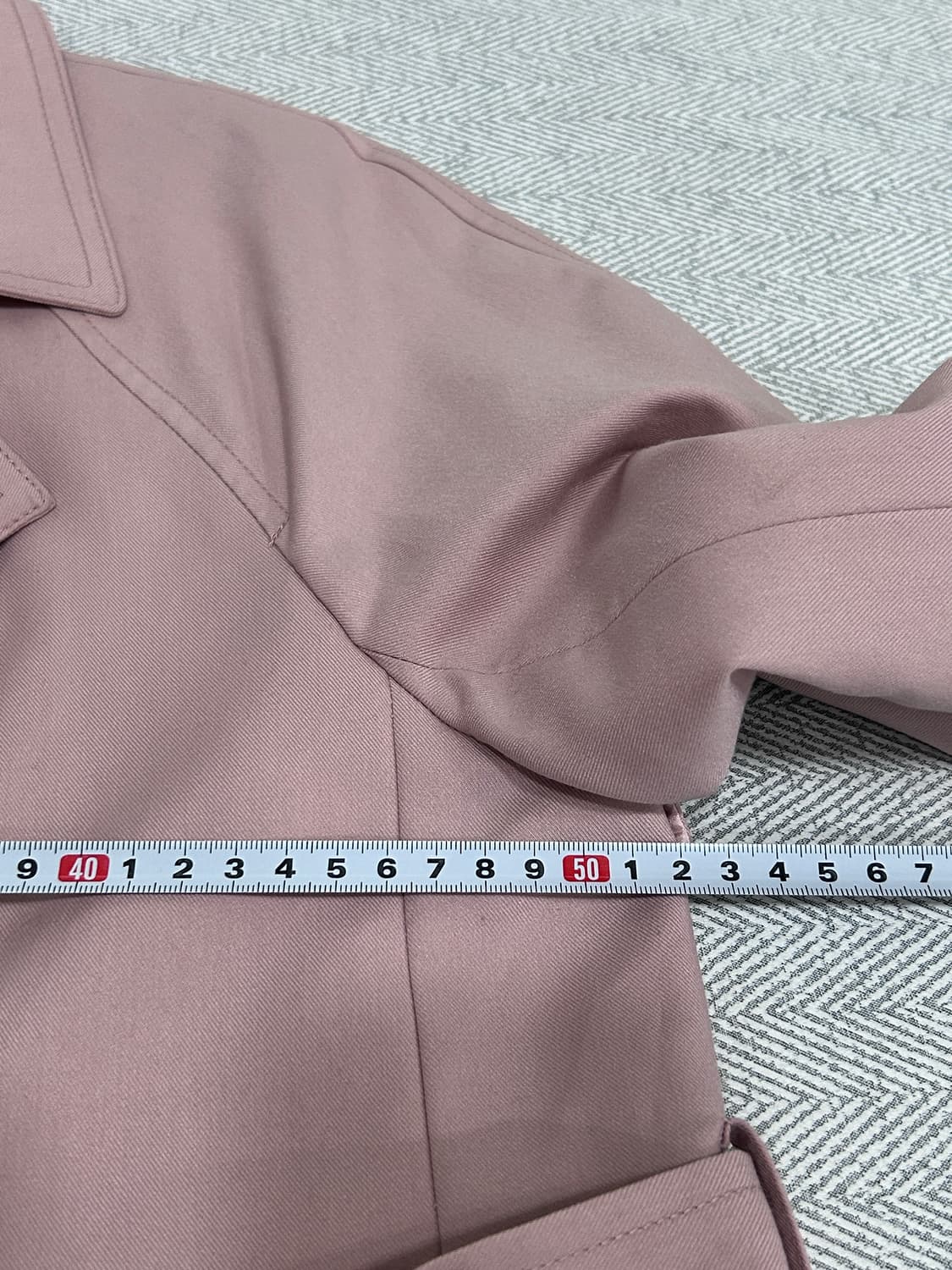 [55] 리스트 LIST 연핑크 트렌치코트 오피스룩 여성 55사이즈 상품이미지10