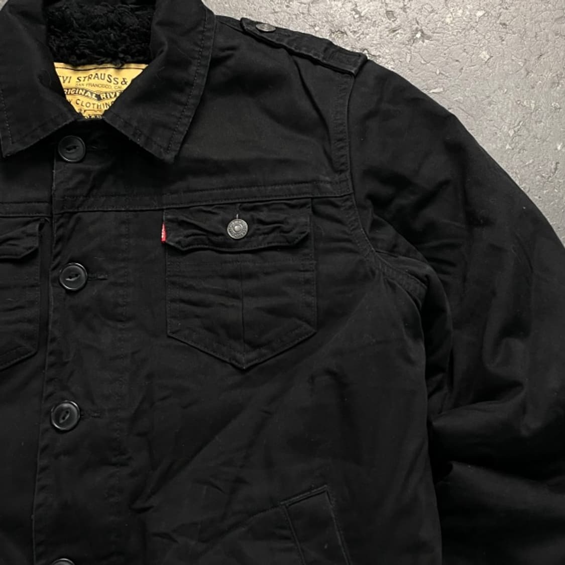 100 리바이스 레드탭 보아털 워크 자켓  상품이미지2